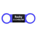 Slide On Custom Pet Tag Personalized ID Silent Engraved Slide On Custom Pet Tag Personalized ID Silent Engraved