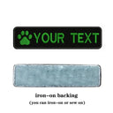 Custom Dog Paw Embroidery Patch Personalized Pet Style Custom Dog Paw Embroidery Patch Personalized Pet Style