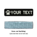 Custom Dog Paw Embroidery Patch Personalized Pet Style Custom Dog Paw Embroidery Patch Personalized Pet Style