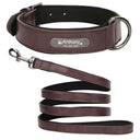 Leather Dog Collar Engraved ID Tag Personalized Pet Leather Dog Collar Engraved ID Tag Personalized Pet