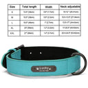 Luxurious Engraved Leather Dog Collar With Elegant Nameplate Luxurious Engraved Leather Dog Collar With Elegant Nameplate