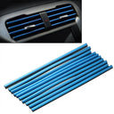 Car Air Outlet Decor Strips Ten Piece Set For Interior Trim Car Air Outlet Decor Strips Ten Piece Set For Interior Trim