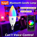 E14 Smart Crystal Candle Lamps With Music Sync Lighting E14 Smart Crystal Candle Lamps With Music Sync Lighting