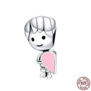 Ocean Themed Sterling Silver Charms Set For Bracelets Ocean Themed Sterling Silver Charms Set For Bracelets