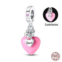 Ocean Themed Sterling Silver Charms Set For Bracelets Ocean Themed Sterling Silver Charms Set For Bracelets