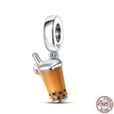 Ocean Themed Sterling Silver Charms Set For Bracelets Ocean Themed Sterling Silver Charms Set For Bracelets