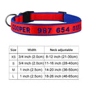 Embroidered Dog Collar Personalized Free Customization Embroidered Dog Collar Personalized Free Customization