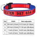 Embroidered Dog Collar Personalized Free Customization Embroidered Dog Collar Personalized Free Customization