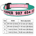 Embroidered Dog Collar Personalized Free Customization Embroidered Dog Collar Personalized Free Customization