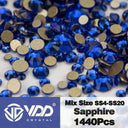 Crystal Gold Flatback Rhinestones For DIY Nail Art Sparkling Crystal Gold Flatback Rhinestones For DIY Nail Art Sparkling