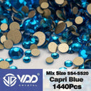 Crystal Gold Flatback Rhinestones For DIY Nail Art Sparkling Crystal Gold Flatback Rhinestones For DIY Nail Art Sparkling