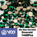 Crystal Gold Flatback Rhinestones For DIY Nail Art Sparkling Crystal Gold Flatback Rhinestones For DIY Nail Art Sparkling