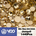 Crystal Gold Flatback Rhinestones For DIY Nail Art Sparkling Crystal Gold Flatback Rhinestones For DIY Nail Art Sparkling