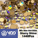 Crystal Gold Flatback Rhinestones For DIY Nail Art Sparkling Crystal Gold Flatback Rhinestones For DIY Nail Art Sparkling
