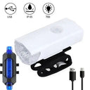 USB Rechargeable Bicycle Light Set for Safer Night Rides USB Rechargeable Bicycle Light Set for Safer Night Rides