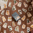 Whimsical Cat and Dog Stickers for Delightful Journaling Whimsical Cat and Dog Stickers for Delightful Journaling
