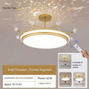 Dimmable Star And Moon Kids LED Chandelier For Nursery Dimmable Star And Moon Kids LED Chandelier For Nursery