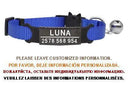 Cat Collar With Engraved ID Tag And Breakaway Safety Cat Collar With Engraved ID Tag And Breakaway Safety