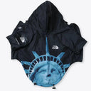 French Bulldog Print Hooded Raincoat for Dogs Windbreaker French Bulldog Print Hooded Raincoat for Dogs Windbreaker