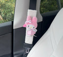 Sanrio Angel Plush Dolls Car Seat Belt Cover Accessory Cute Sanrio Angel Plush Dolls Car Seat Belt Cover Accessory Cute