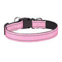 Reflective Neoprene Padded Dog Collar for Medium Large Pets Reflective Neoprene Padded Dog Collar for Medium Large Pets