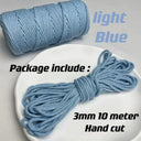 Vibrant 3mm Cotton Macrame Cord For DIY Crafts And Decor Vibrant 3mm Cotton Macrame Cord For DIY Crafts And Decor