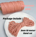 Vibrant 3mm Cotton Macrame Cord For DIY Crafts And Decor Vibrant 3mm Cotton Macrame Cord For DIY Crafts And Decor