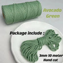 Vibrant 3mm Cotton Macrame Cord For DIY Crafts And Decor Vibrant 3mm Cotton Macrame Cord For DIY Crafts And Decor
