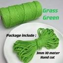 Vibrant 3mm Cotton Macrame Cord For DIY Crafts And Decor Vibrant 3mm Cotton Macrame Cord For DIY Crafts And Decor
