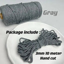 Vibrant 3mm Cotton Macrame Cord For DIY Crafts And Decor Vibrant 3mm Cotton Macrame Cord For DIY Crafts And Decor