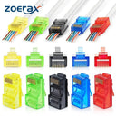 ZoeRax Cat6 Pass Through Ethernet Plugs High Performance ZoeRax Cat6 Pass Through Ethernet Plugs High Performance