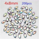 Sparkling Crystal AB Horse Eye Rhinestones For Nail Art Sparkling Crystal AB Horse Eye Rhinestones For Nail Art