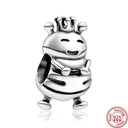 Sterling Silver Puppy Family Zircon Pendant For Dog Lovers Sterling Silver Puppy Family Zircon Pendant For Dog Lovers