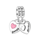 Sterling Silver Puppy Family Zircon Pendant For Dog Lovers Sterling Silver Puppy Family Zircon Pendant For Dog Lovers