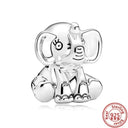Sterling Silver Puppy Family Zircon Pendant For Dog Lovers Sterling Silver Puppy Family Zircon Pendant For Dog Lovers