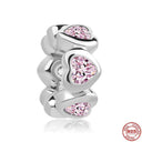 Sterling Silver Puppy Family Zircon Pendant For Dog Lovers Sterling Silver Puppy Family Zircon Pendant For Dog Lovers