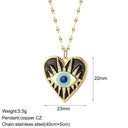 Mystical Gold Evil Eye Necklace Fashionistas Trendy Jewelry Mystical Gold Evil Eye Necklace Fashionistas Trendy Jewelry