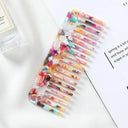 Vibrant Acrylic Hair Comb for Frizz Free Styling Massage Vibrant Acrylic Hair Comb for Frizz Free Styling Massage