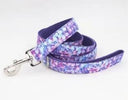 Enchanted Purple Floral Dog Collar Set Rose Gold Fashion Enchanted Purple Floral Dog Collar Set Rose Gold Fashion