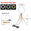 Dimmable USB Ring Light With Adjustable Tripod Stand Dimmable USB Ring Light With Adjustable Tripod Stand