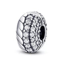 Daisy Sterling Silver Clip Charms With CZ Detailing Daisy Sterling Silver Clip Charms With CZ Detailing