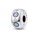 Daisy Sterling Silver Clip Charms With CZ Detailing Daisy Sterling Silver Clip Charms With CZ Detailing