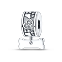 Daisy Sterling Silver Clip Charms With CZ Detailing Daisy Sterling Silver Clip Charms With CZ Detailing