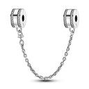 Daisy Sterling Silver Clip Charms With CZ Detailing Daisy Sterling Silver Clip Charms With CZ Detailing