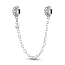 Daisy Sterling Silver Clip Charms With CZ Detailing Daisy Sterling Silver Clip Charms With CZ Detailing