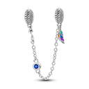 Daisy Sterling Silver Clip Charms With CZ Detailing Daisy Sterling Silver Clip Charms With CZ Detailing