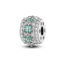 Daisy Sterling Silver Clip Charms With CZ Detailing Daisy Sterling Silver Clip Charms With CZ Detailing