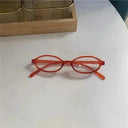 Retro Oval Red Green Anti Blue Light Glasses For Women Retro Oval Red Green Anti Blue Light Glasses For Women