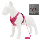 French Bulldog Reflective Mesh Harness With Leash Small French Bulldog Reflective Mesh Harness With Leash Small