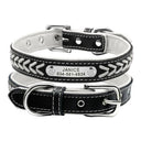 Personalized Leather Padded Dog Collar With Free Engraving Personalized Leather Padded Dog Collar With Free Engraving